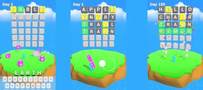 Word Island 3D Hypercasual