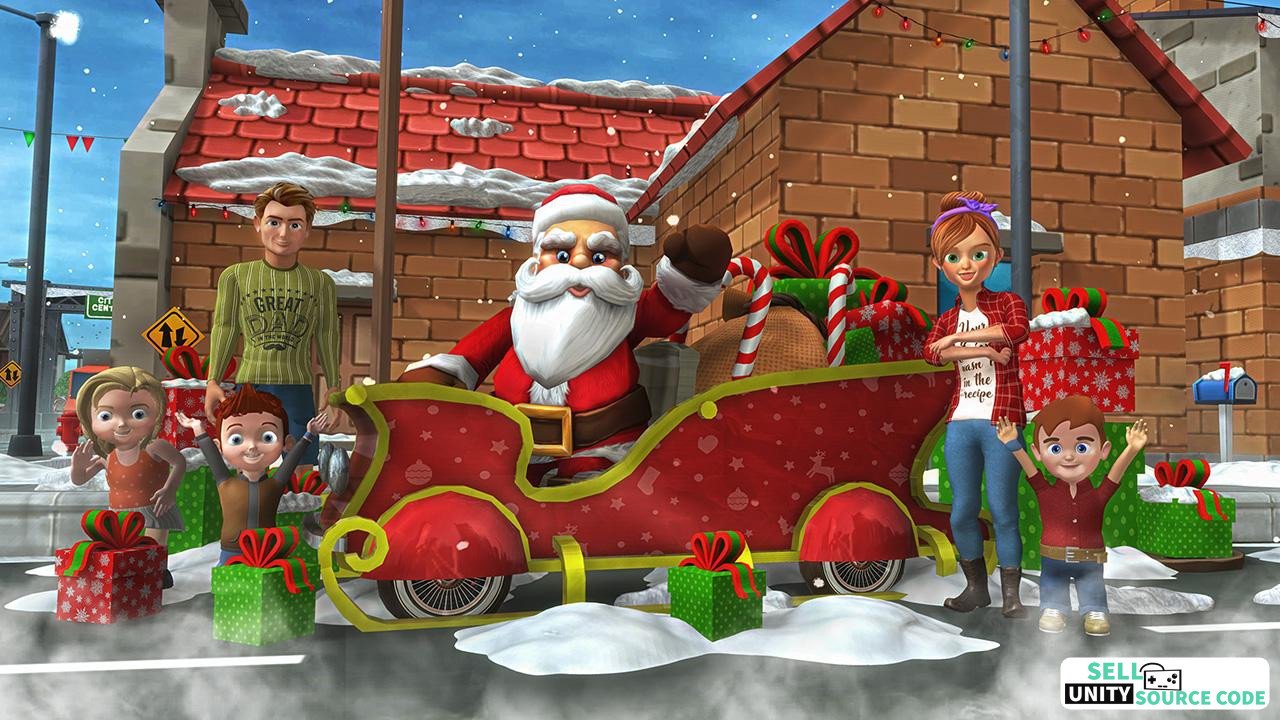 Virtual Santa : Gift Delivery Game