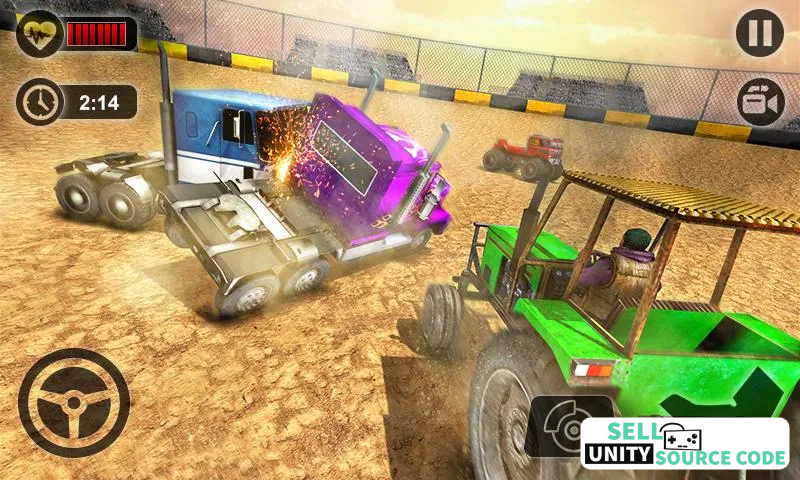 Tractor Demolition Derby: Crash Truck Wars