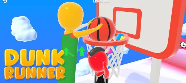 Dunk Runner – Great sports hyper-casual game! Addictive and satisfying!