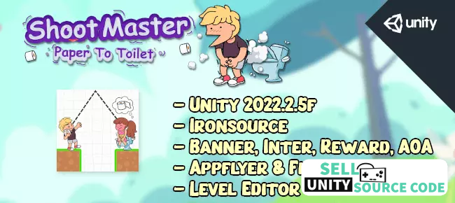 Shoot Master – Paper To Toilet – Unity Completed Project – IronSource