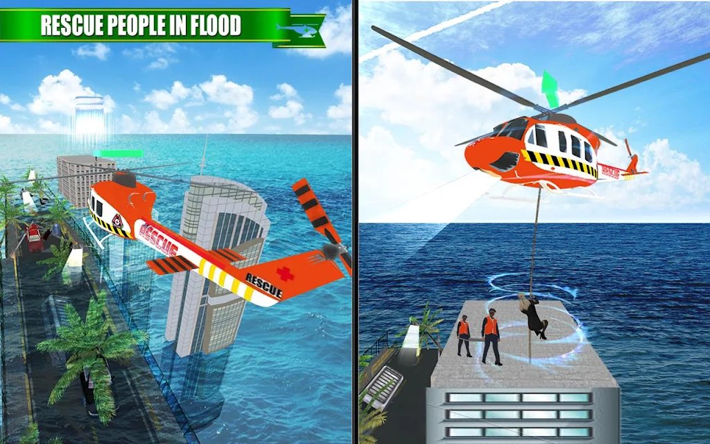 Rescue Games: Helicopter Rescue Simulator 2018