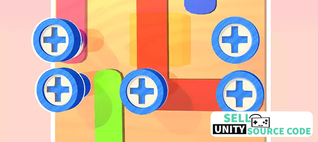 Screw Pin 3D Nuts Jam Puzzle