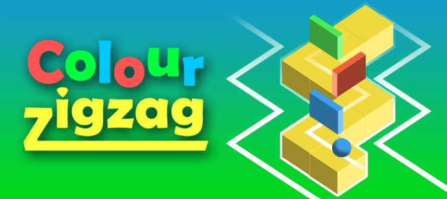 Color zigzag template