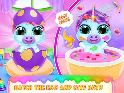 Baby Unicorn Pet Nursery Care and Dress up