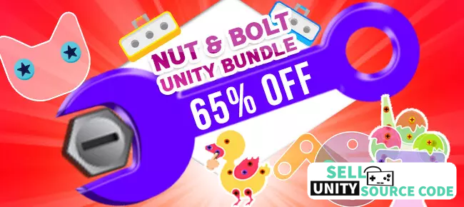 Nut & Bolts Unity Bundle – 3 source codes