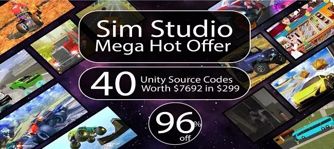 Sim Studio’s MEGA Hot Offer: 40 Unity 3D Games