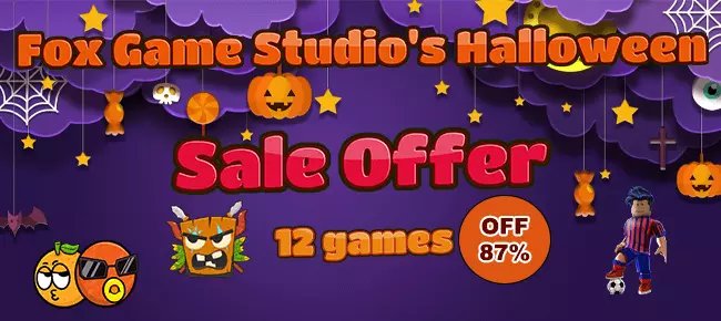 Fox Game Studio’s Halloween Sale Offer: 12 NEW Trending Games