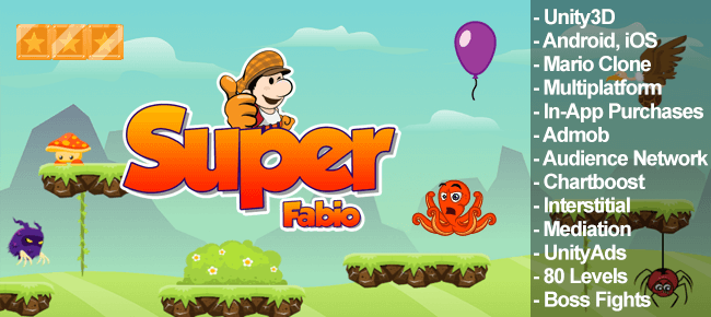 Super Fabio – Unity3D Platformer