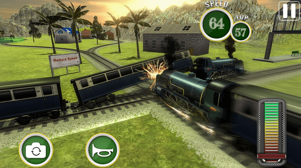 Fast Euro Train Driver Sim: Train Games 3D 2020