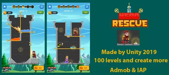 Hero Rescue – Adventure Puzzle Game