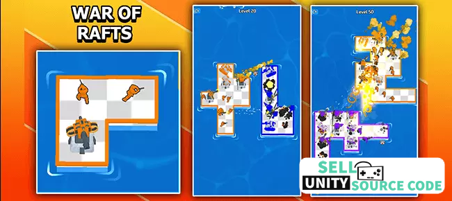 War of Rafts: Crazy Sea Battle 3D Game Unity Source Code