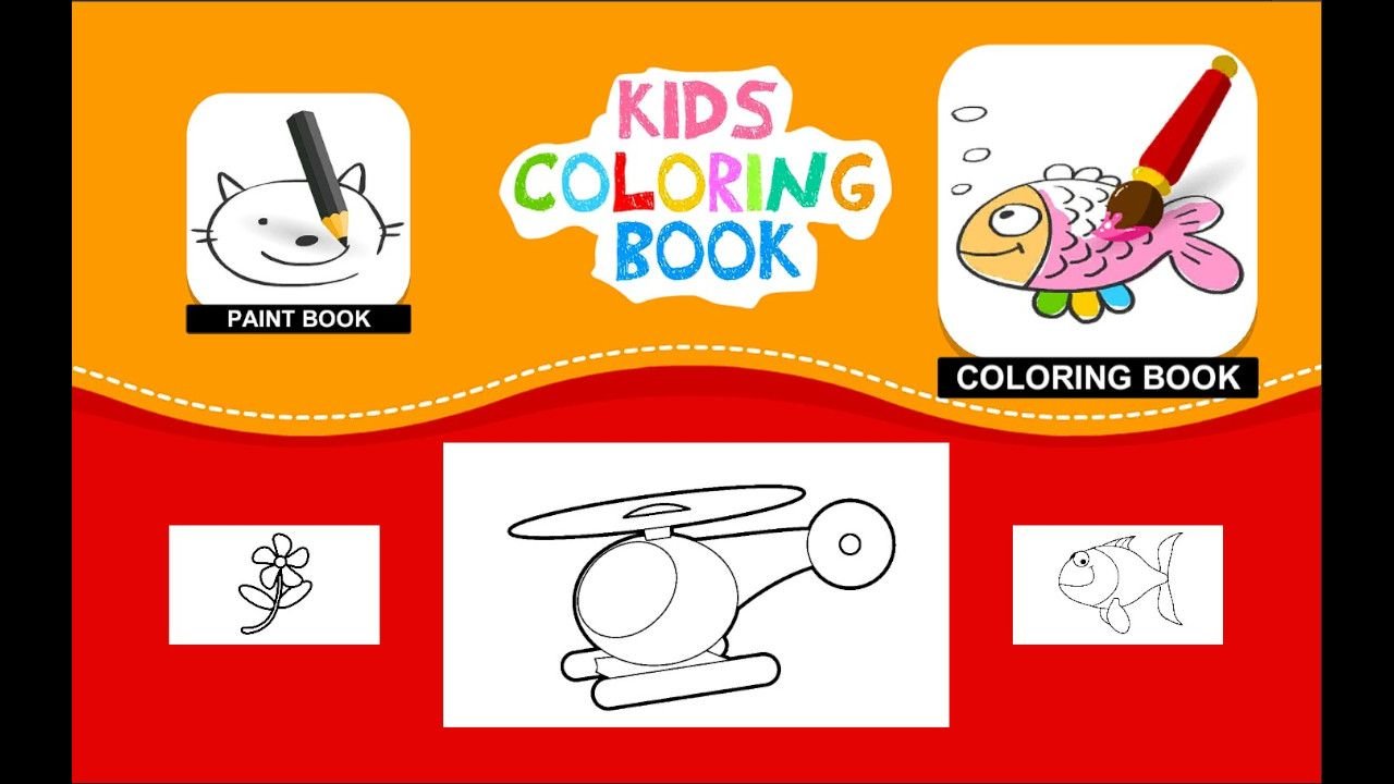 Kids Coloring Book With Magic Pen