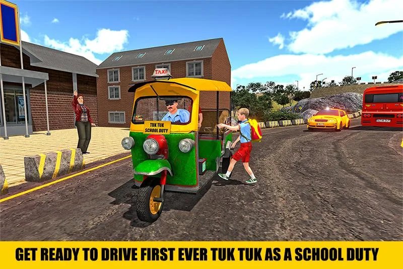 Indian Tuk Tuk School Auto Rickshaw Mountain Drive