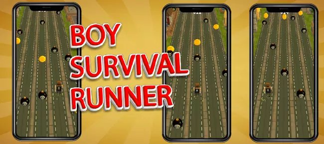 Village Boy Survival : Lane Runner