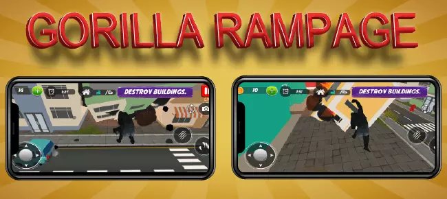 Gorilla Rampage: Angry Kong City Attack 2021