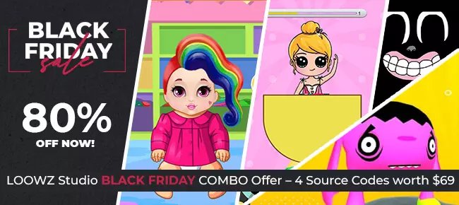 LOOWZ Studio’s Black Friday COMBO Offer: 4 Source Codes