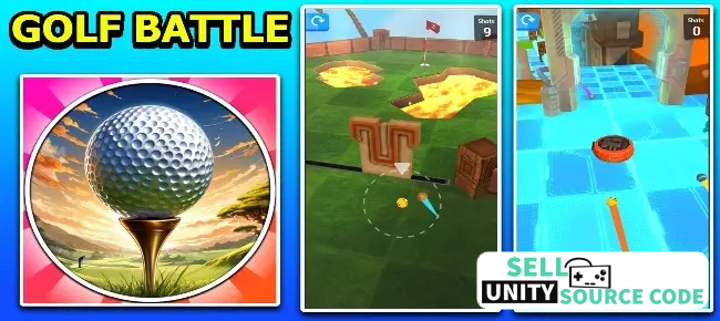 Mini Golf Battle 3D Unity Game Source Code