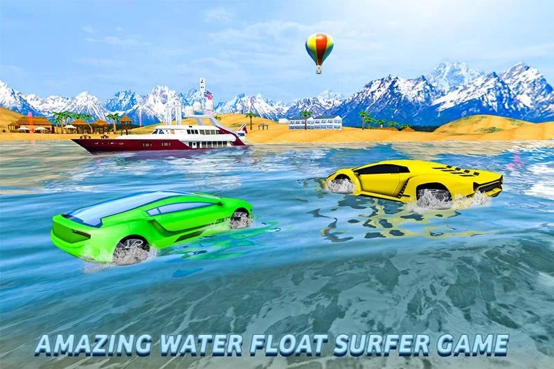 Water Surfer Floating Car