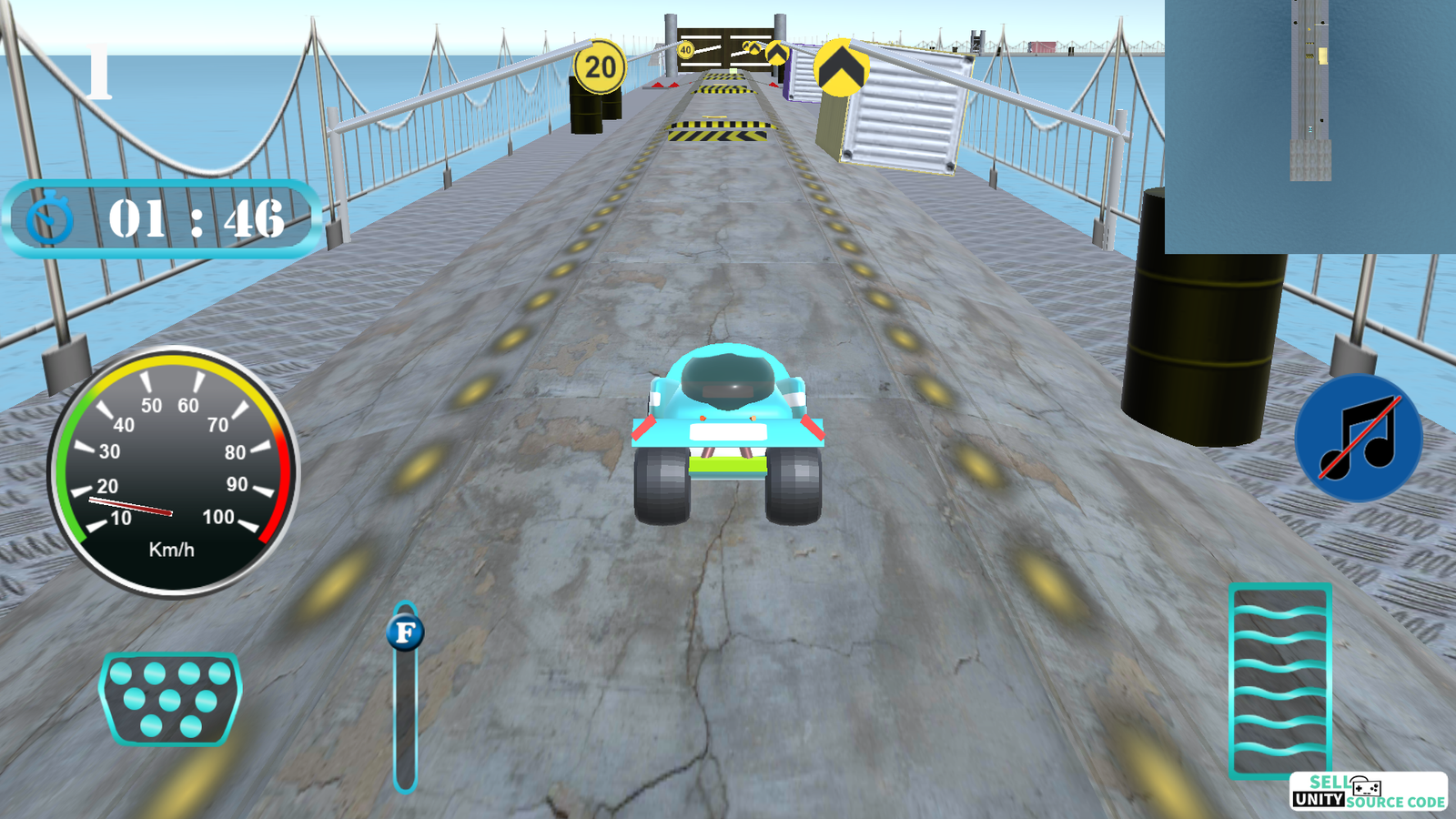 3D Simulator Drift Driver (Unity 3D Game)