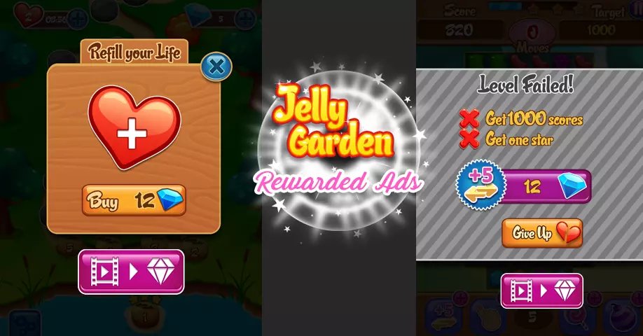 Match 3 Jelly Garden Kit