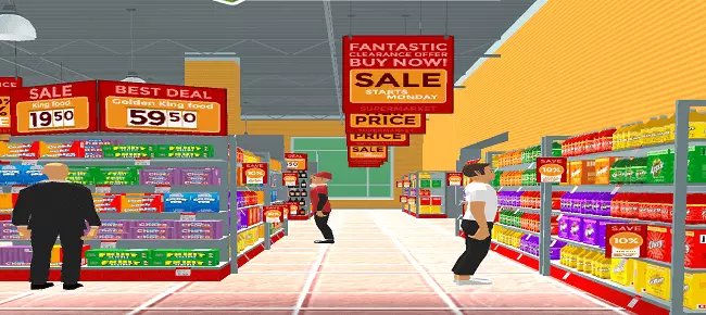 Mega Mall Cashier : Supermarket Grocery Shopping Game