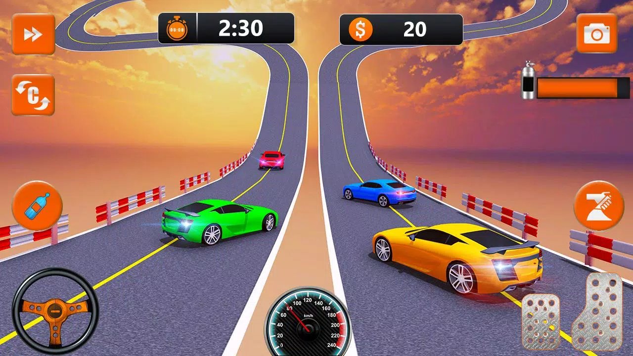 Crazy Car Impossible Tracks: Sky Driving 3D