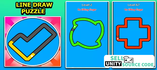 Line Draw Puzzle Top Trending Game Unity Source with Admob Ads Integrated