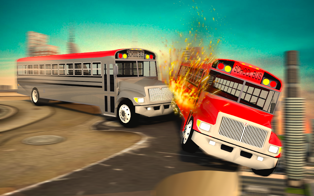 Derby Bus Crash Racing 3D Demolition Derby Games