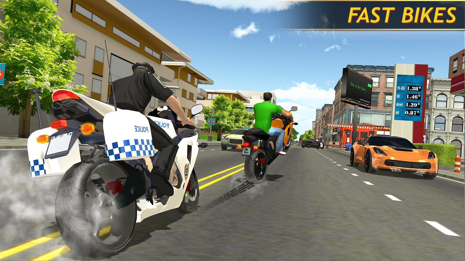 Police Bike Racing Free