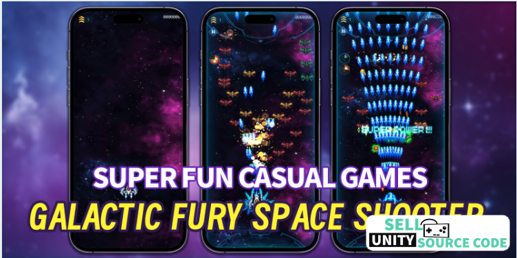 Galactic Fury Space Shooter- Unity Source Code