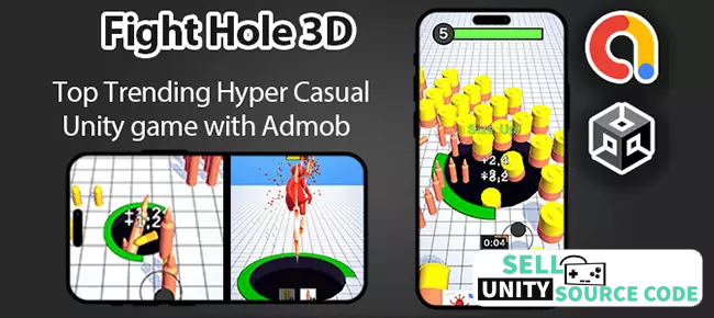 Fight Hole 3D – Unity Game + Admob