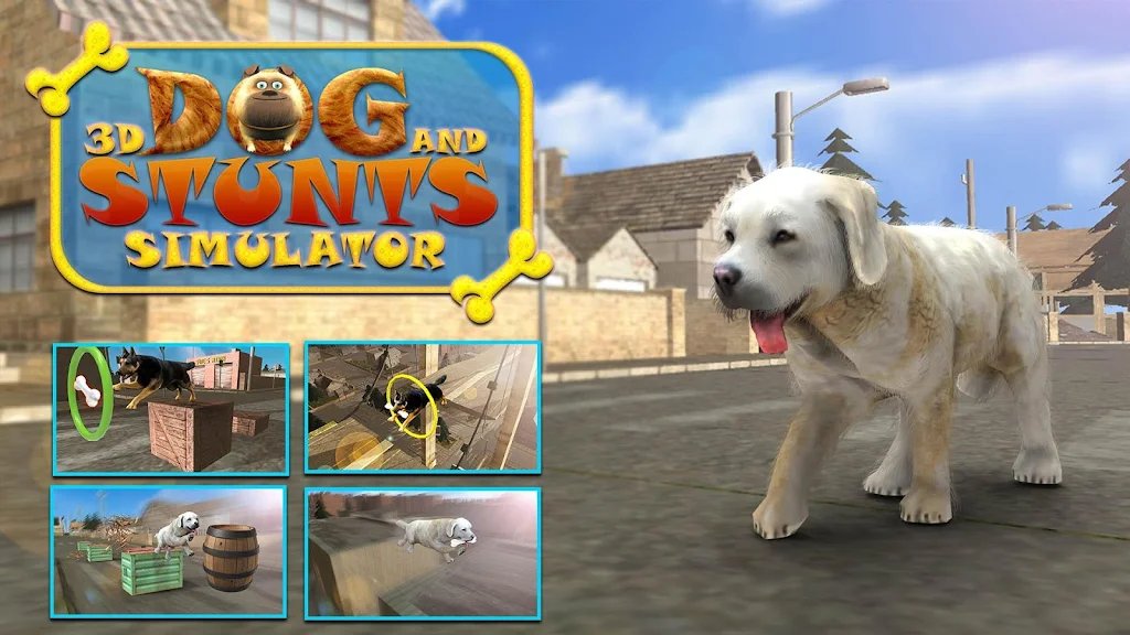 Dog Stunts & Simulator 3D - Crazy Dog Games