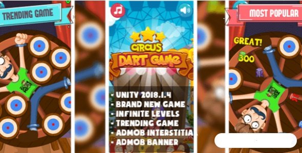 Circus Dart Wheel | Trending Game