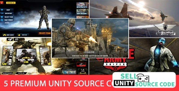 5 PREMIUM UNITY SOURCE CODES @