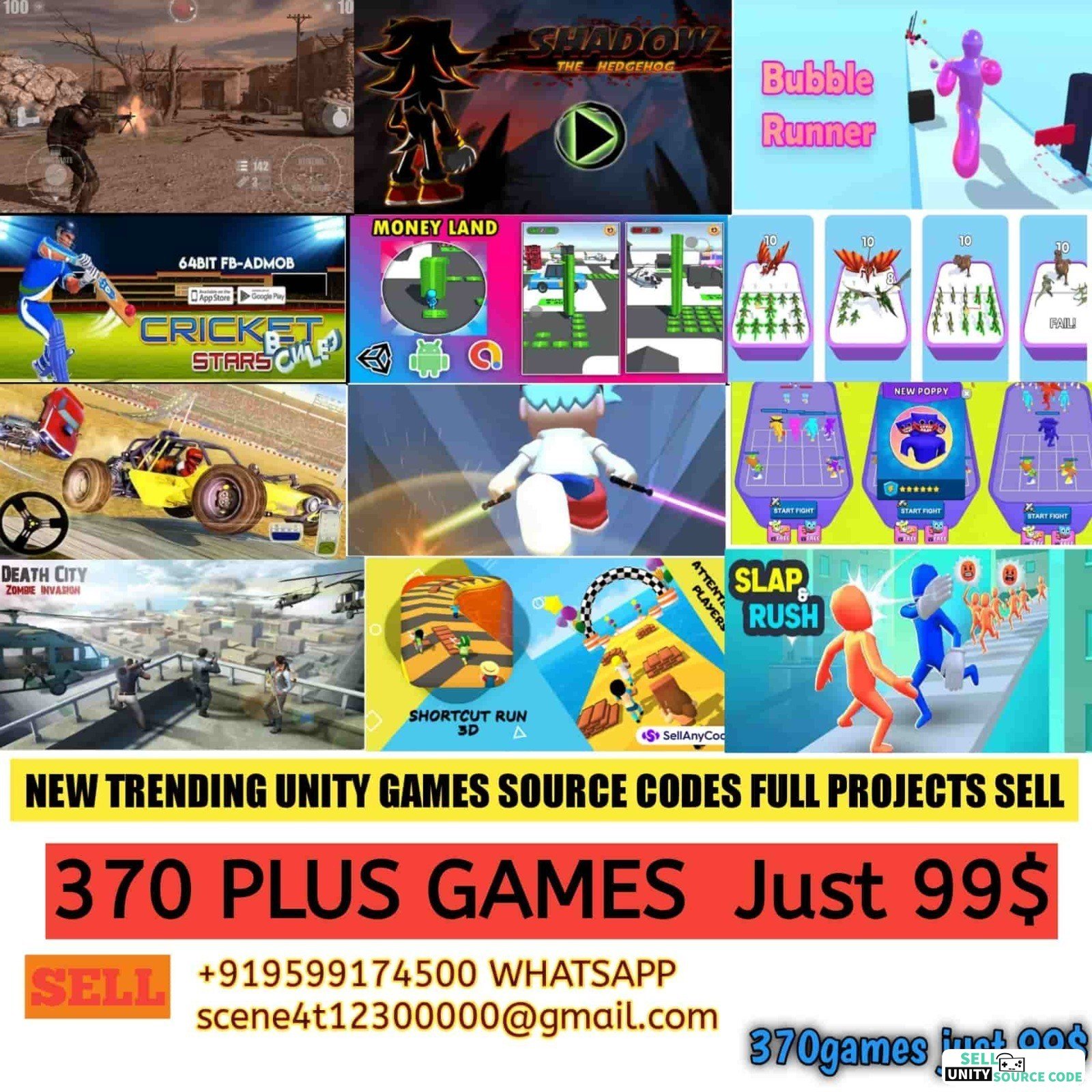 350plus unity games source code just 99$