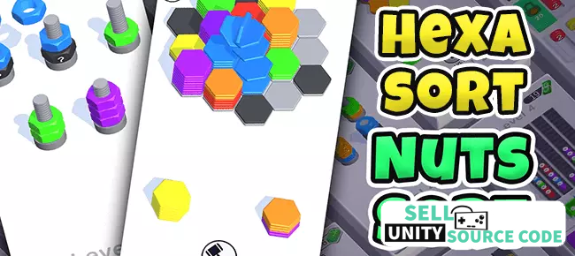 Hexa Sort + Nuts Sort | 2 HyperCasual Puzzle Games | Unity