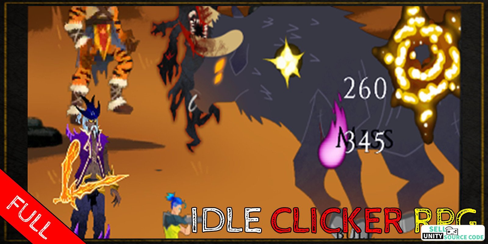 Idle RPG Clicker - Complete Unity Project