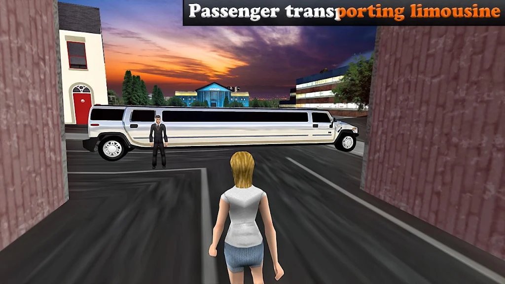 Limo Taxi Car Driving Fun Simulator