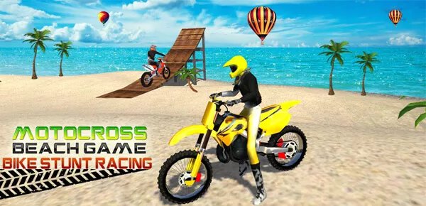 Motocross Beach Game: Bike Stunt Racing