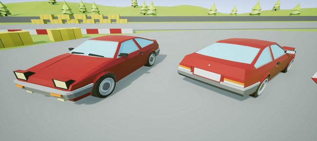 LowPoly Stunt Car Racing – Racing in 3d Car Game 64 Bit
