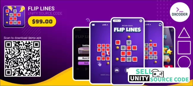 Flip Lines | Hypercasual Puzzle