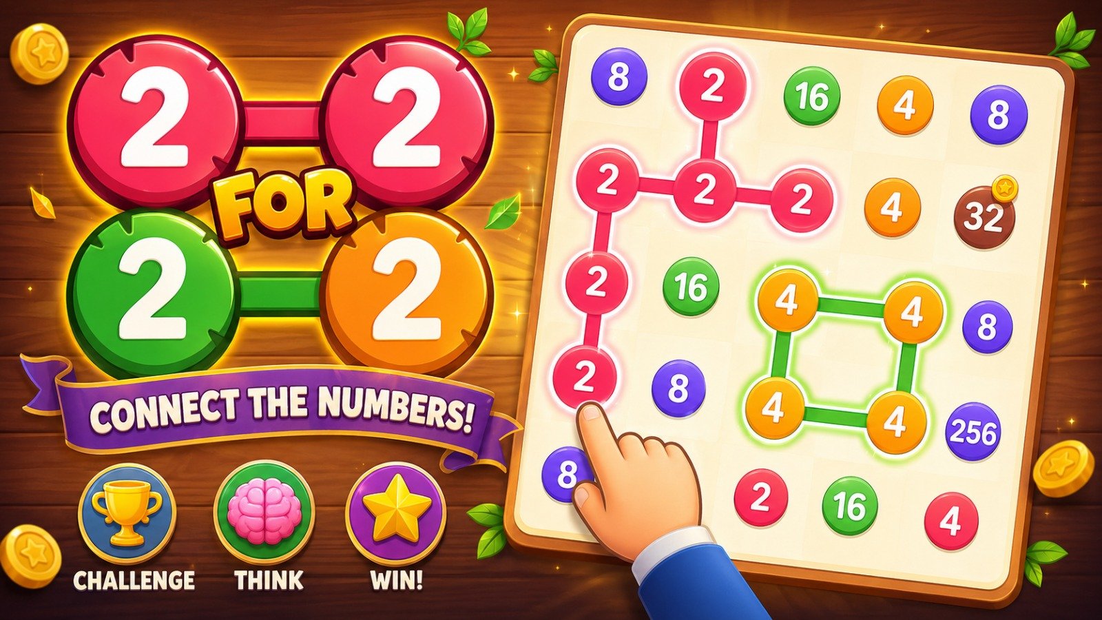 2 For 2 - Connect the Numbers