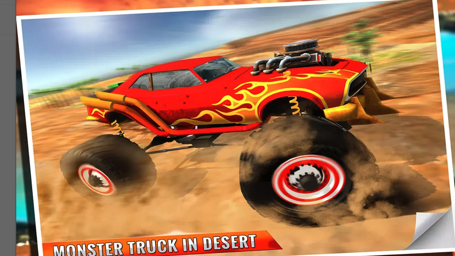 4x4 offroad Monster Truck Impossible Desert Track screenshot 6