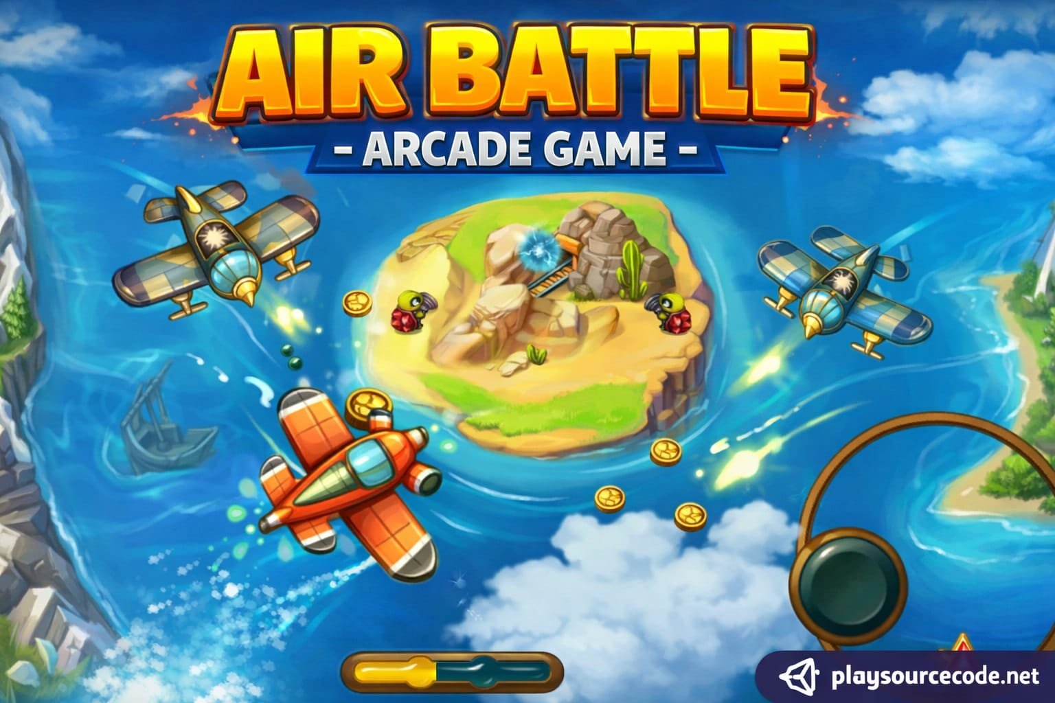 Air Battle – Arcade Game Unity Game Code screenshot 6