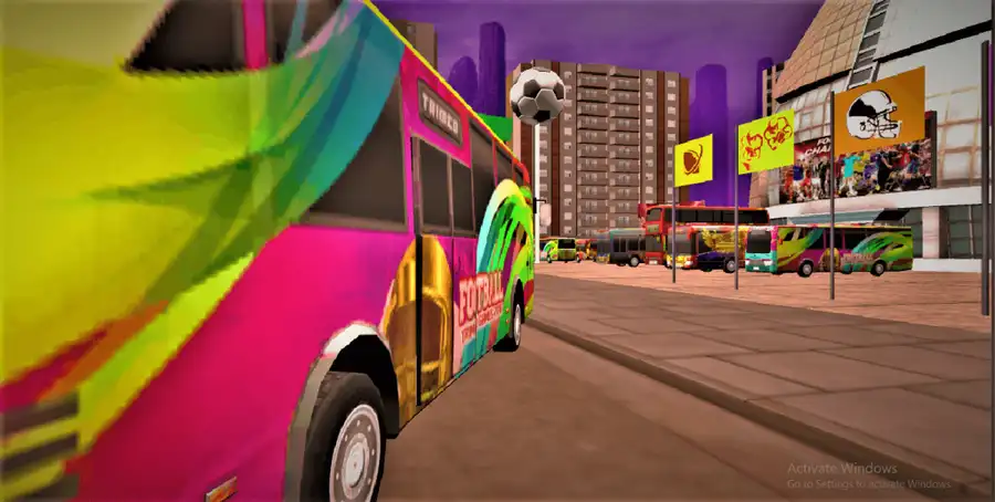 American Football Passenger Bus Game : Coach Simul screenshot 3