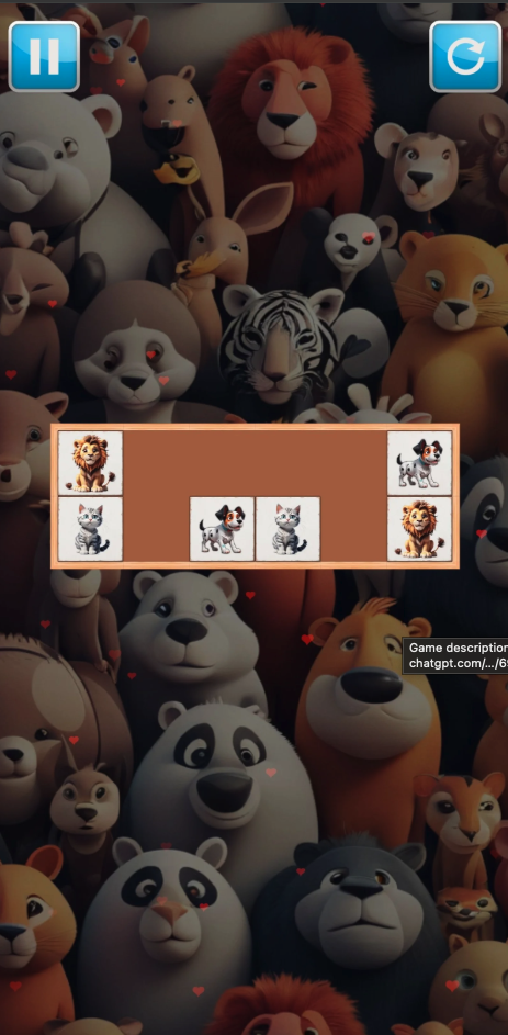 Animal Pair Tiles - Unity Puzzle Game screenshot 2