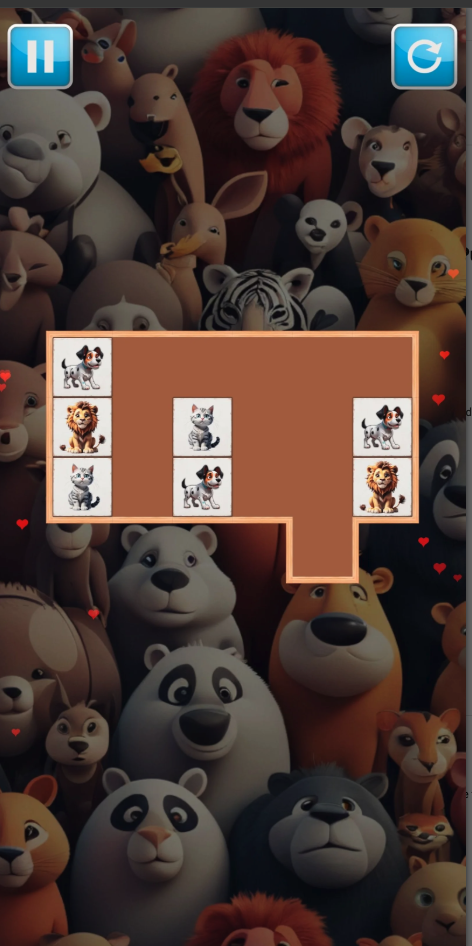 Animal Pair Tiles - Unity Puzzle Game screenshot 3