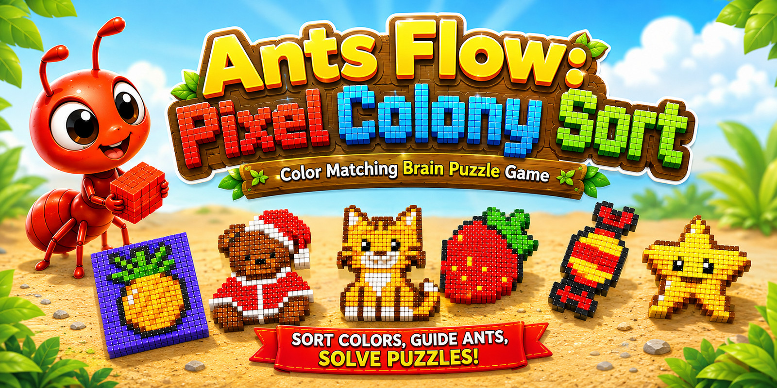 Ant Flow Colony Sort 3D - Unity Source Code