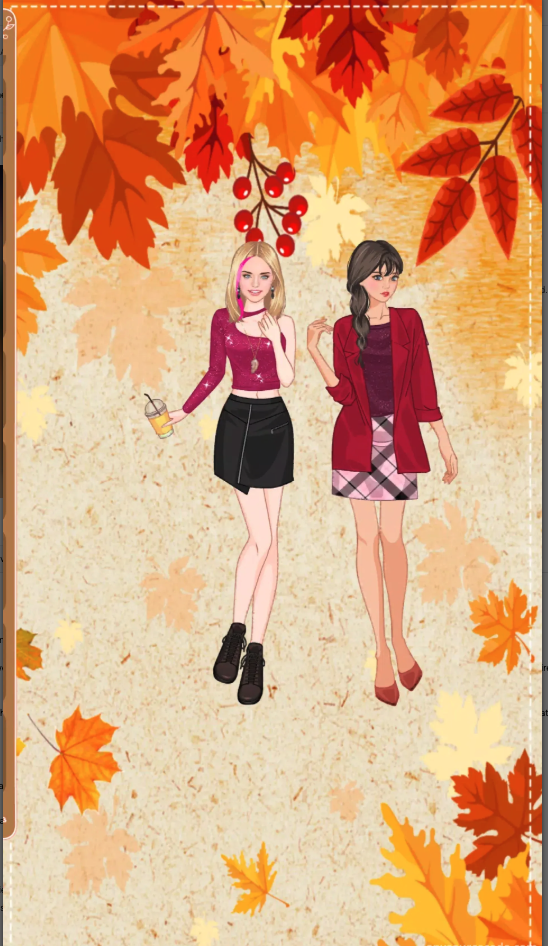 Autumn fashion game for girls screenshot 4